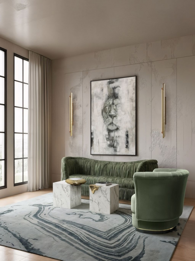 A Gentle Flow of Elegance Shaped by the Agatha&nbsp;Rug by Rug'Society
