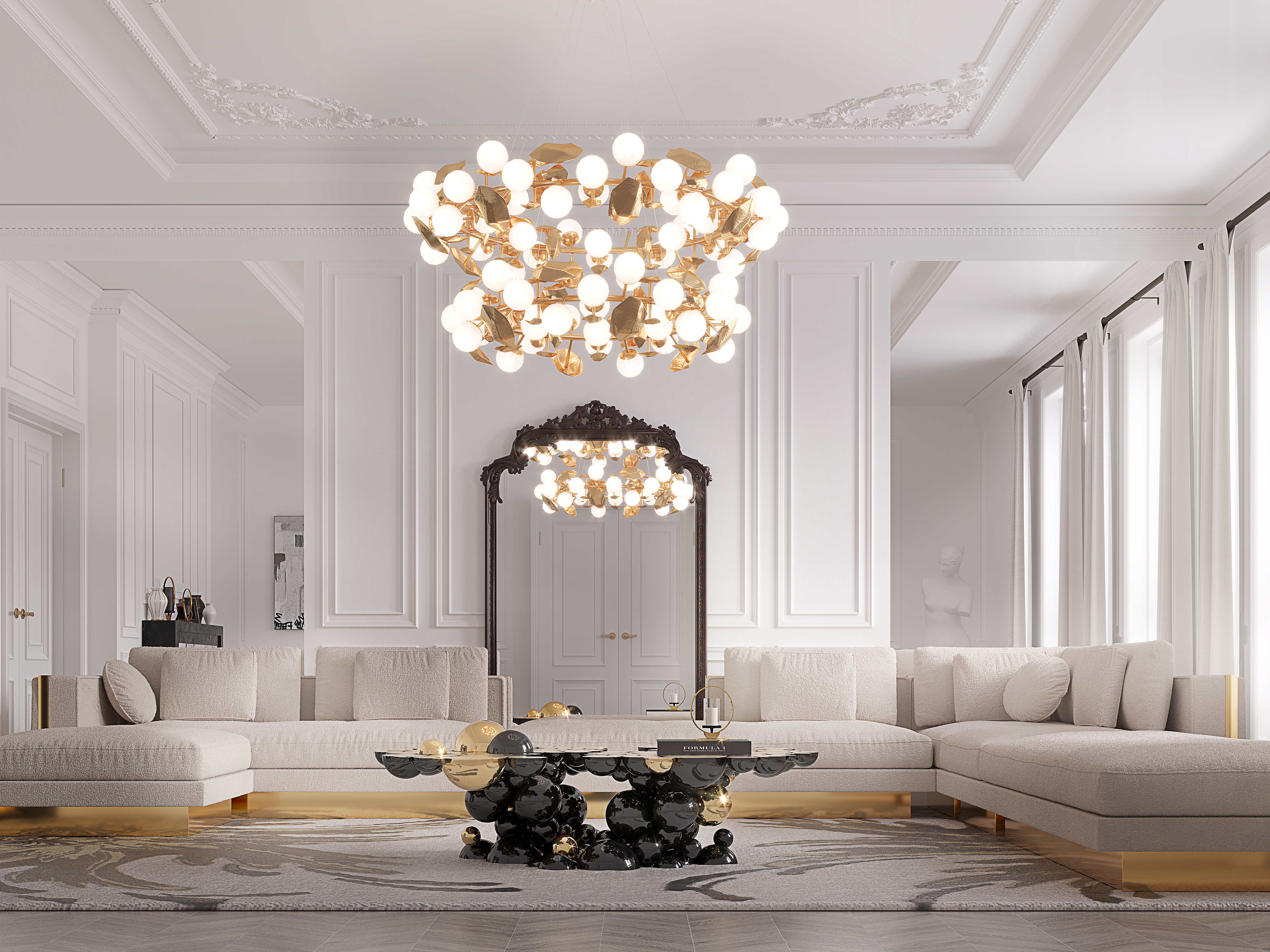 CONTEMPORARY LIVIN GROOM WITH NEPTUNO&nbsp;RUG by Rug'Society