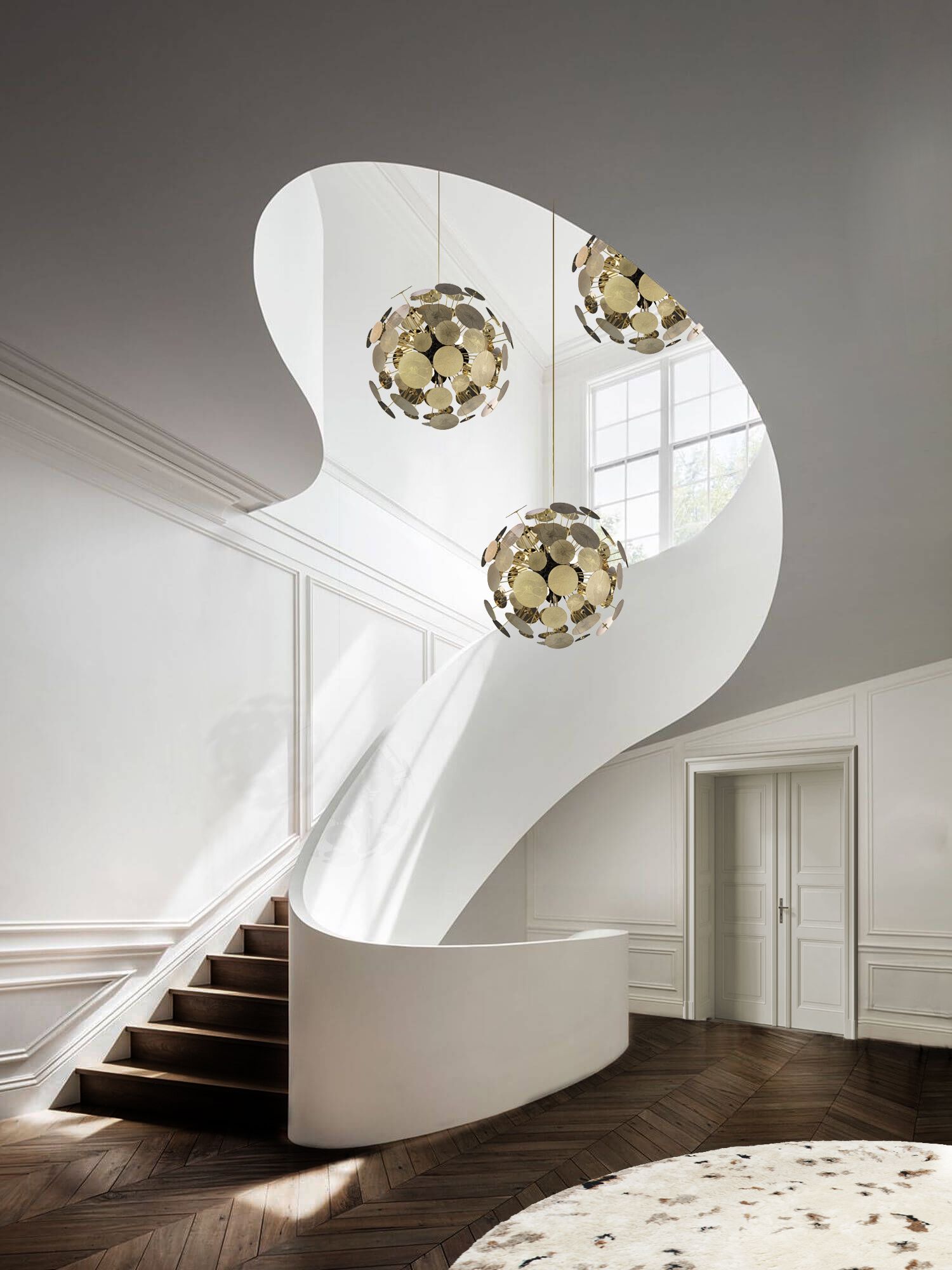 Elegant Entryway With Oslo Shaggy&nbsp;Rug by Rug'Society