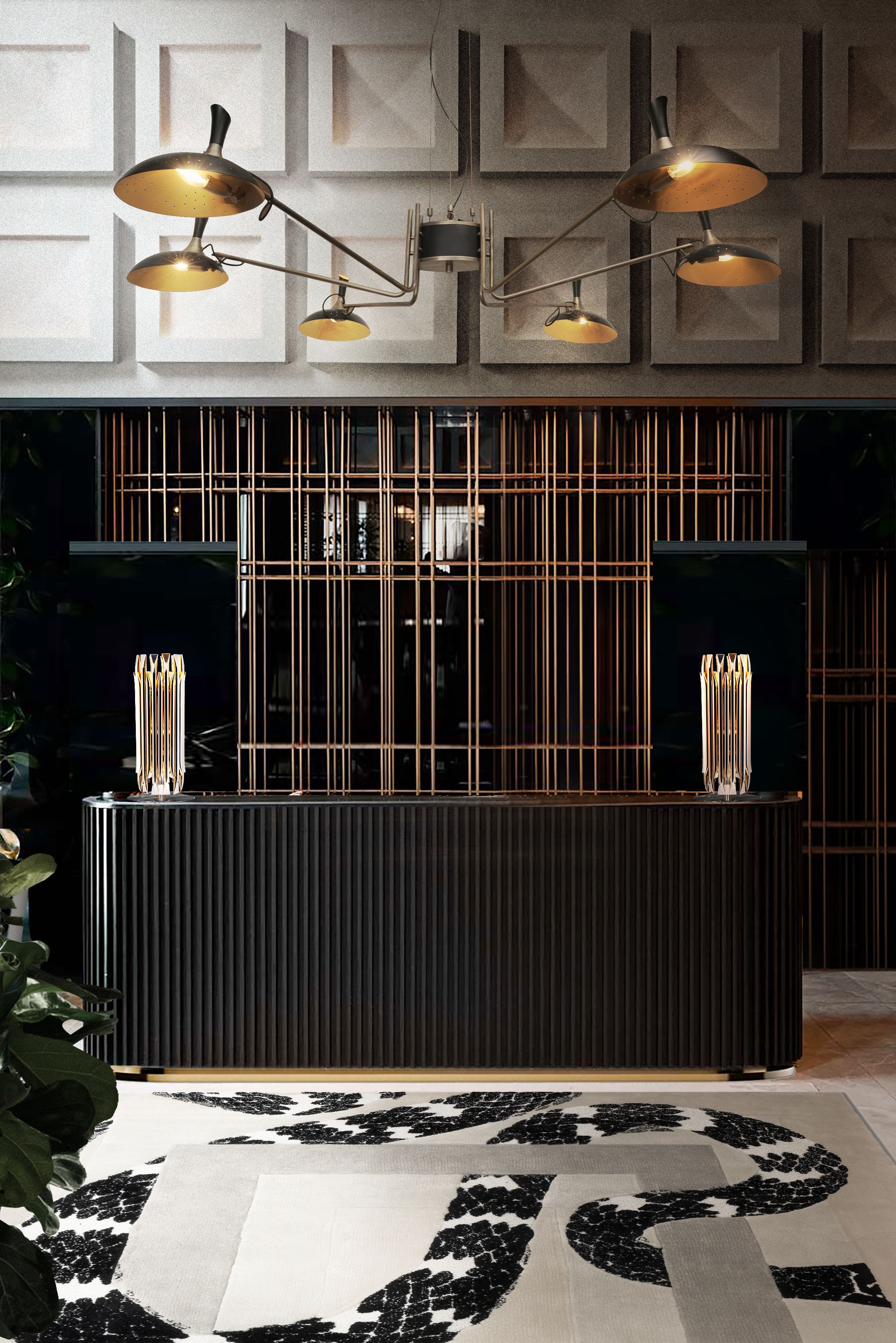 Hotel Entryway With Imperial Snake&nbsp;Rug by Rug'Society
