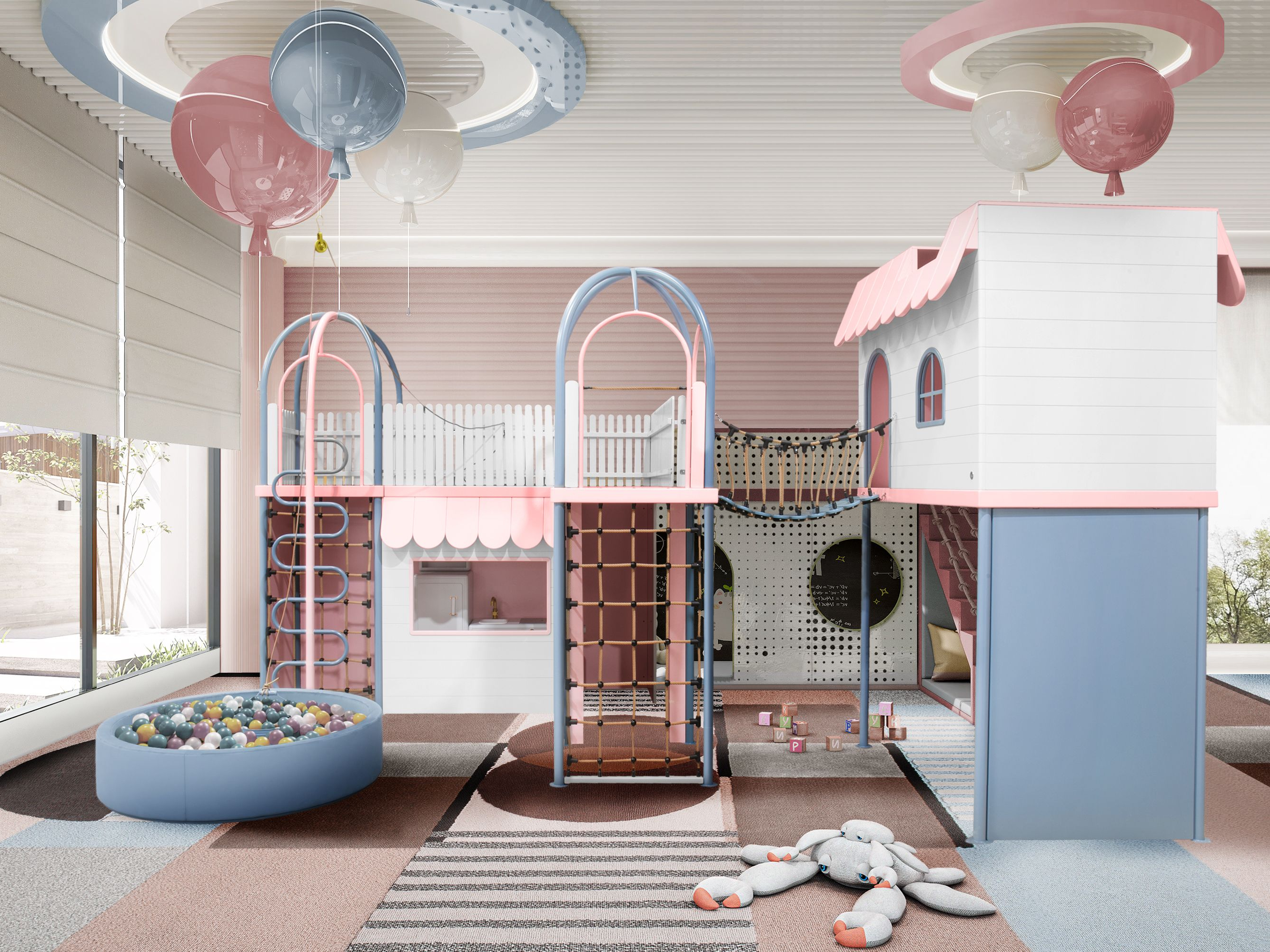 Kids Play Room with Dazzling and Unique Isaac&nbsp;Rug by Rug'Society