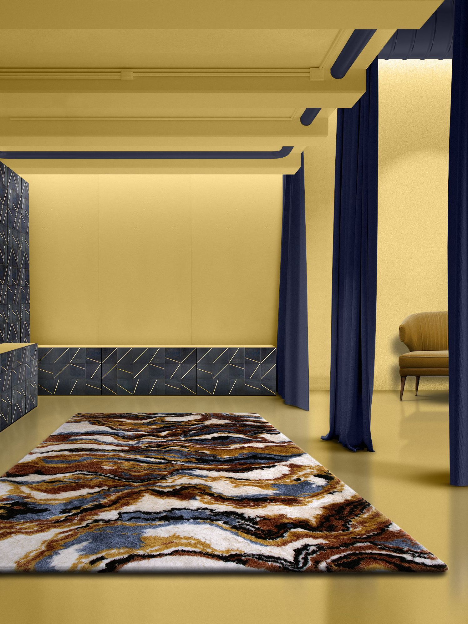 Marvellous Art Gallery with the La Land&nbsp;Rug by Rug'Society