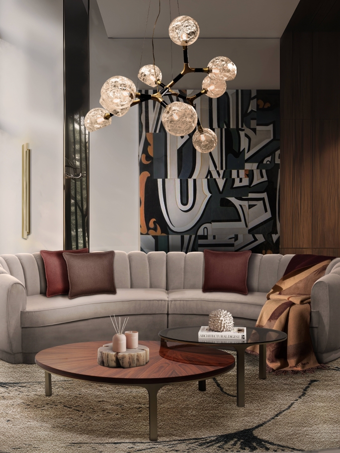 Modern Living Room With The MACUSHI 2&nbsp;Rug by Rug'Society