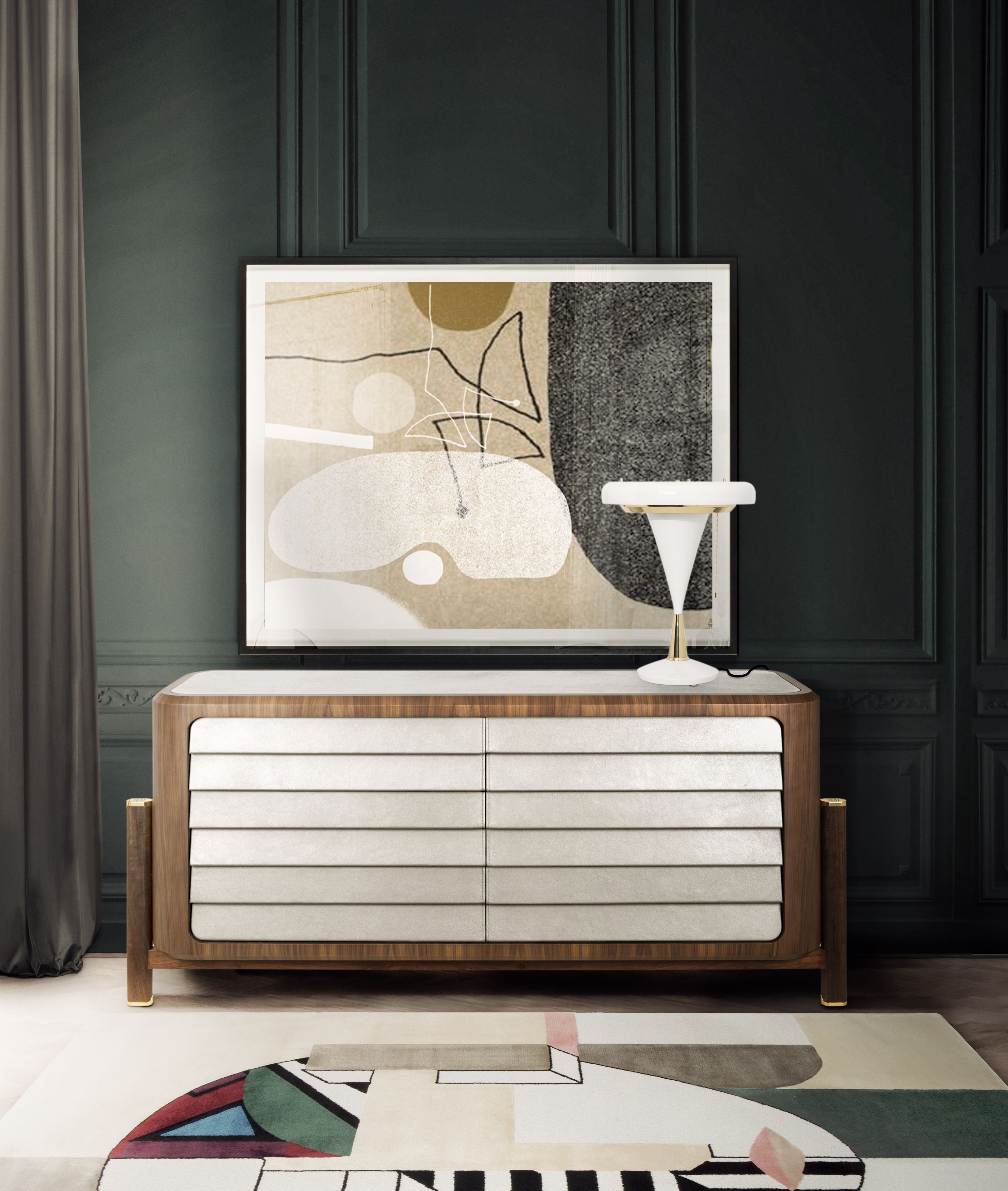 Oscar Geometric Hallway&nbsp;Rug by Rug'Society