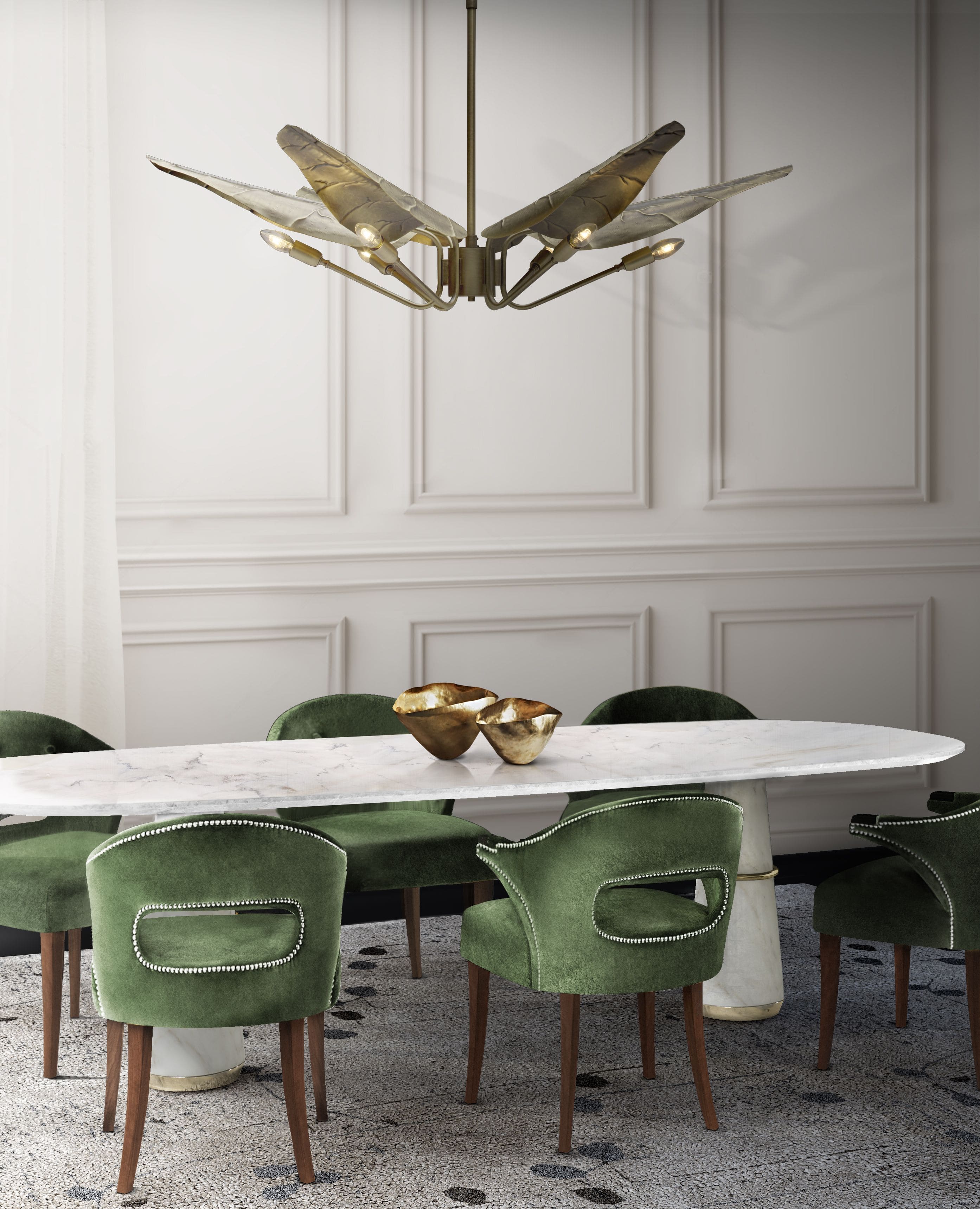 Rug'Society Contemporary Dining Room with POPPY&nbsp;Rug by Rug'Society
