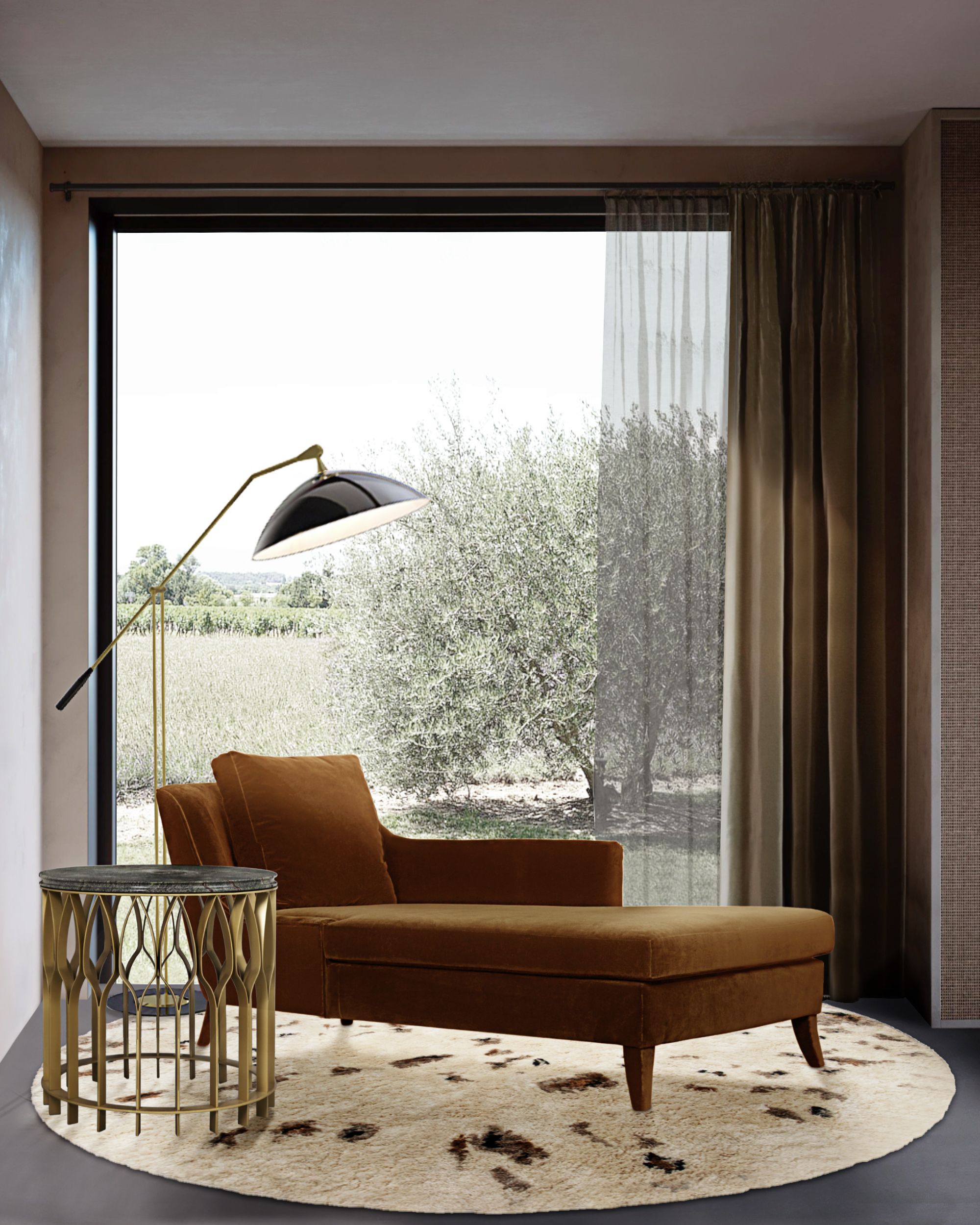 Rug'Society Illuminated Reading Corner with OSLO&nbsp;Rug by Rug'Society
