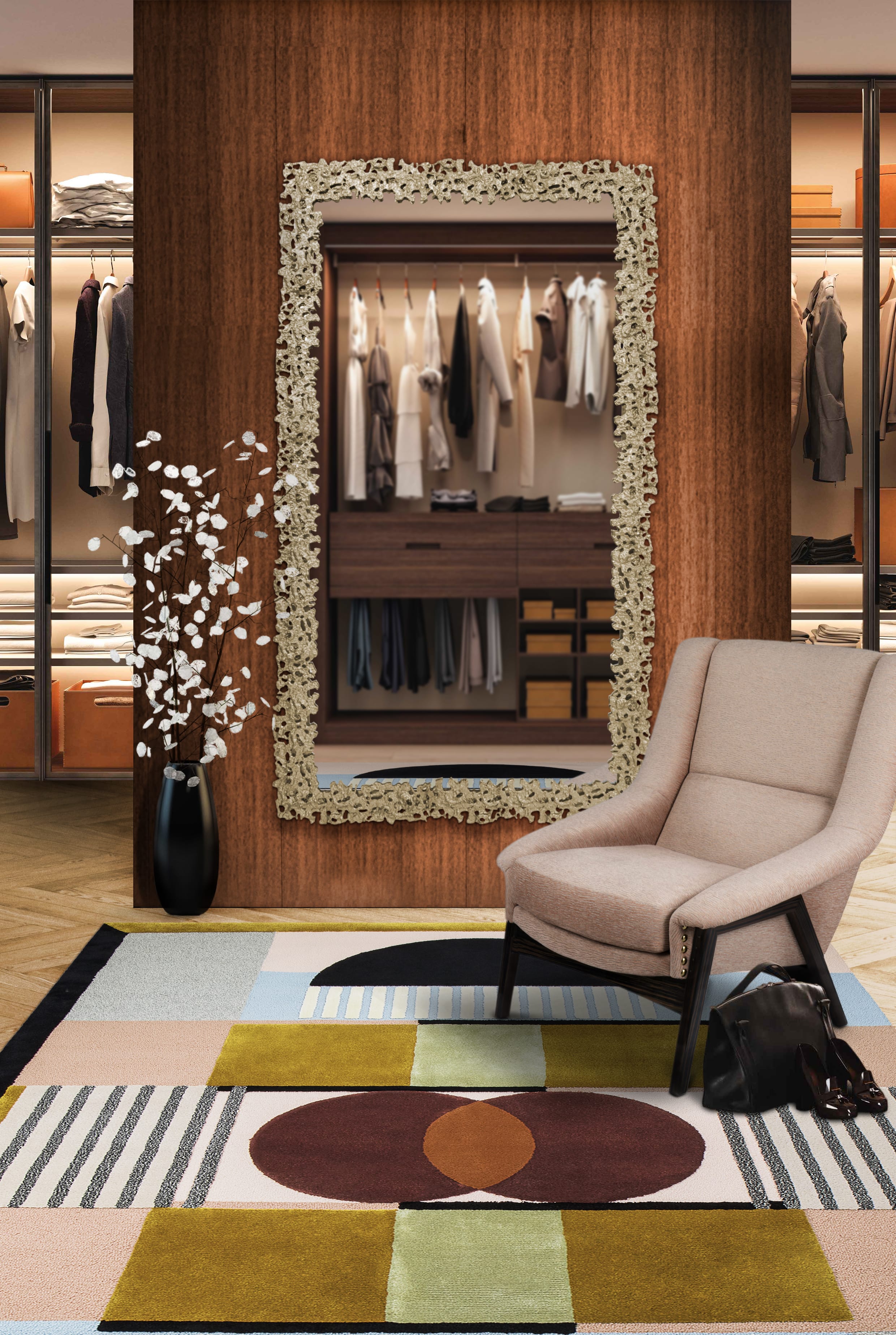 Rug'Society ISAAC Rug Dressing&nbsp;Room by Rug'Society