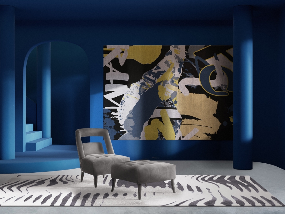 Rug'Society KOTTA Rug Blue Living Room - Rug'Society
