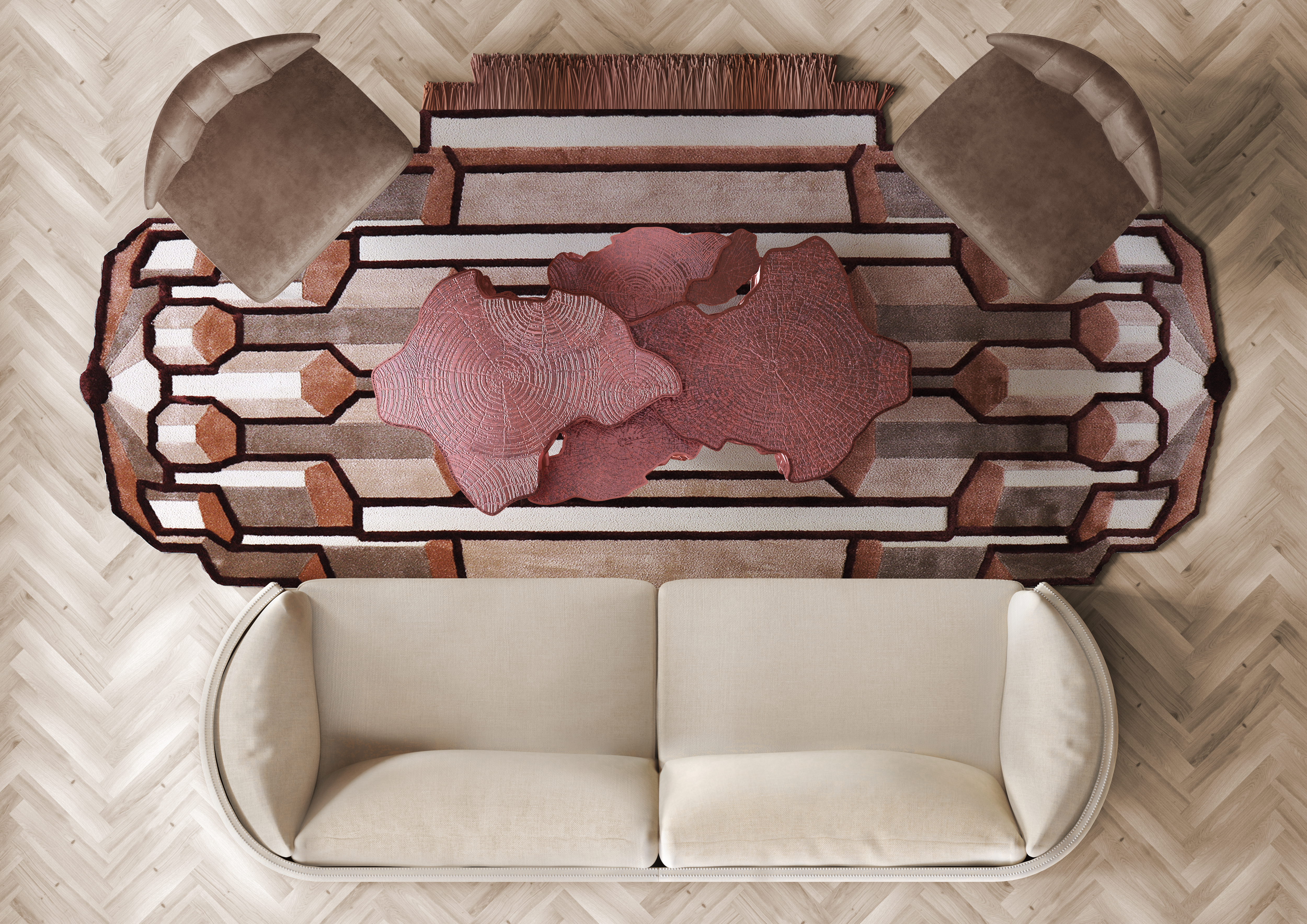 Rug'Society LUCY Lounge Interior Design&nbsp;Rug by Rug'Society