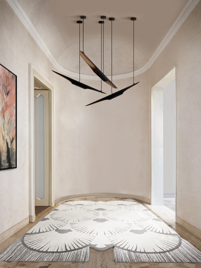 Rug'Society Neutral Hallway with DECO Rug - Rug'Society