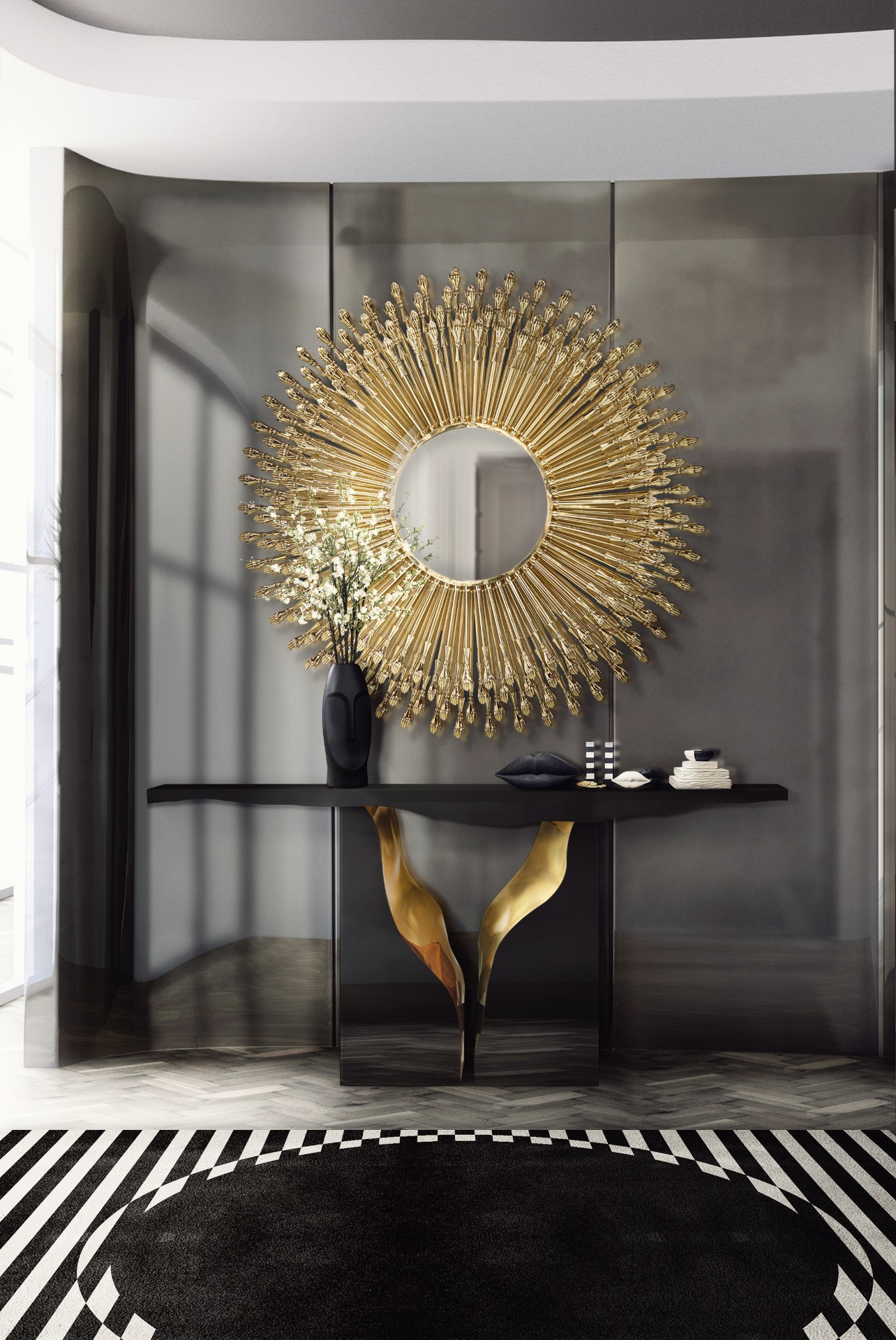 5 Black Rugs To A Glamour Design