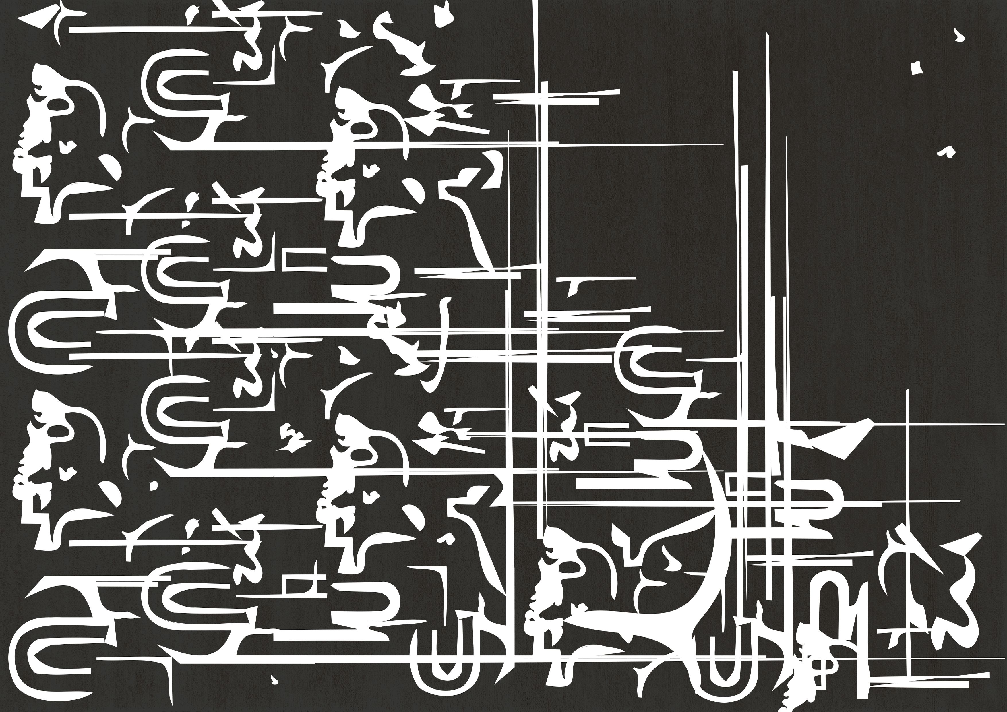 Blanc Ink Rug by Rug'Society