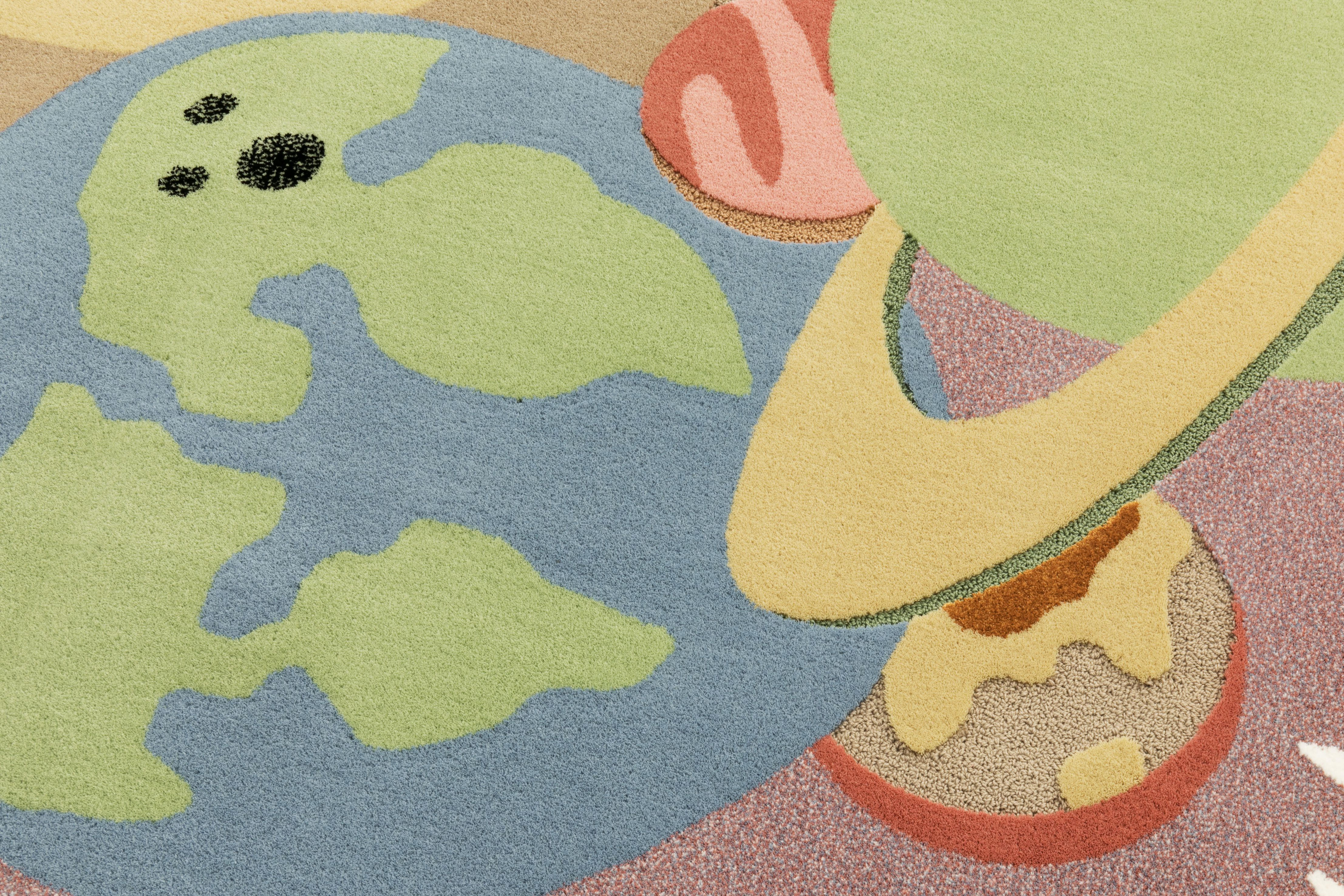IV Planets Round Rug by Rug'Society