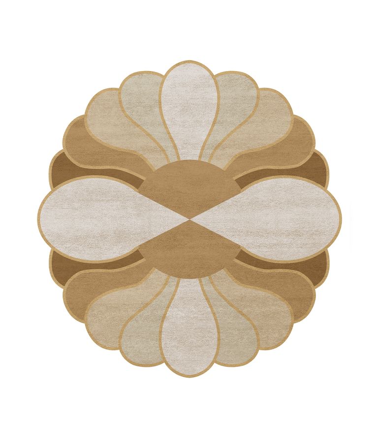 Mermaid round Lounge Rugs Rug by Rug'Society