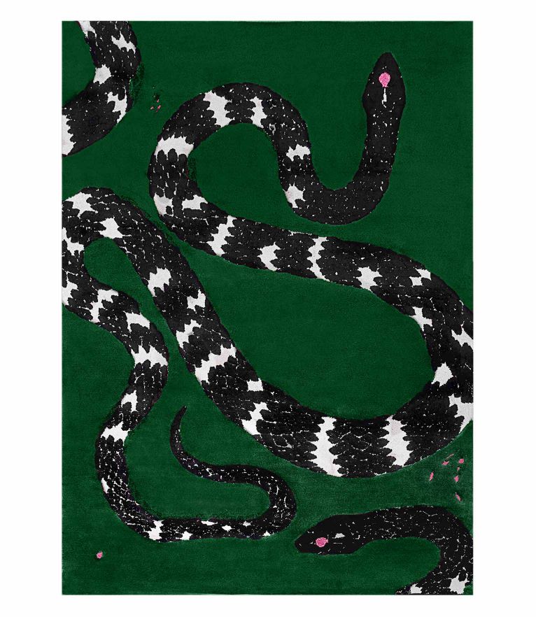 Snake 8 Botanical Rug by Rug'Society