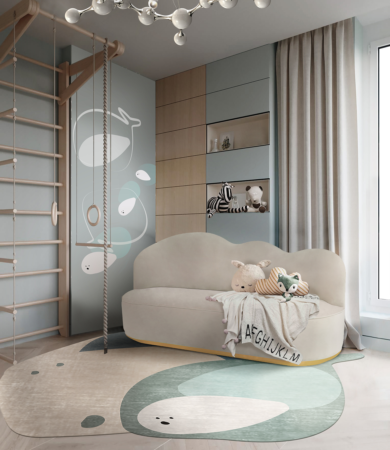 The Whale's Tale Rug by Rug'Society