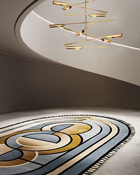 Hallway With Kleopatra Lounge by Rug'Society