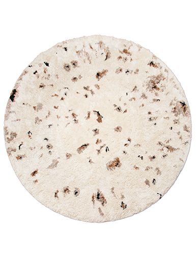 OSLO Round Rug Made With New Zealand Wool and Silk by Rug'Society
